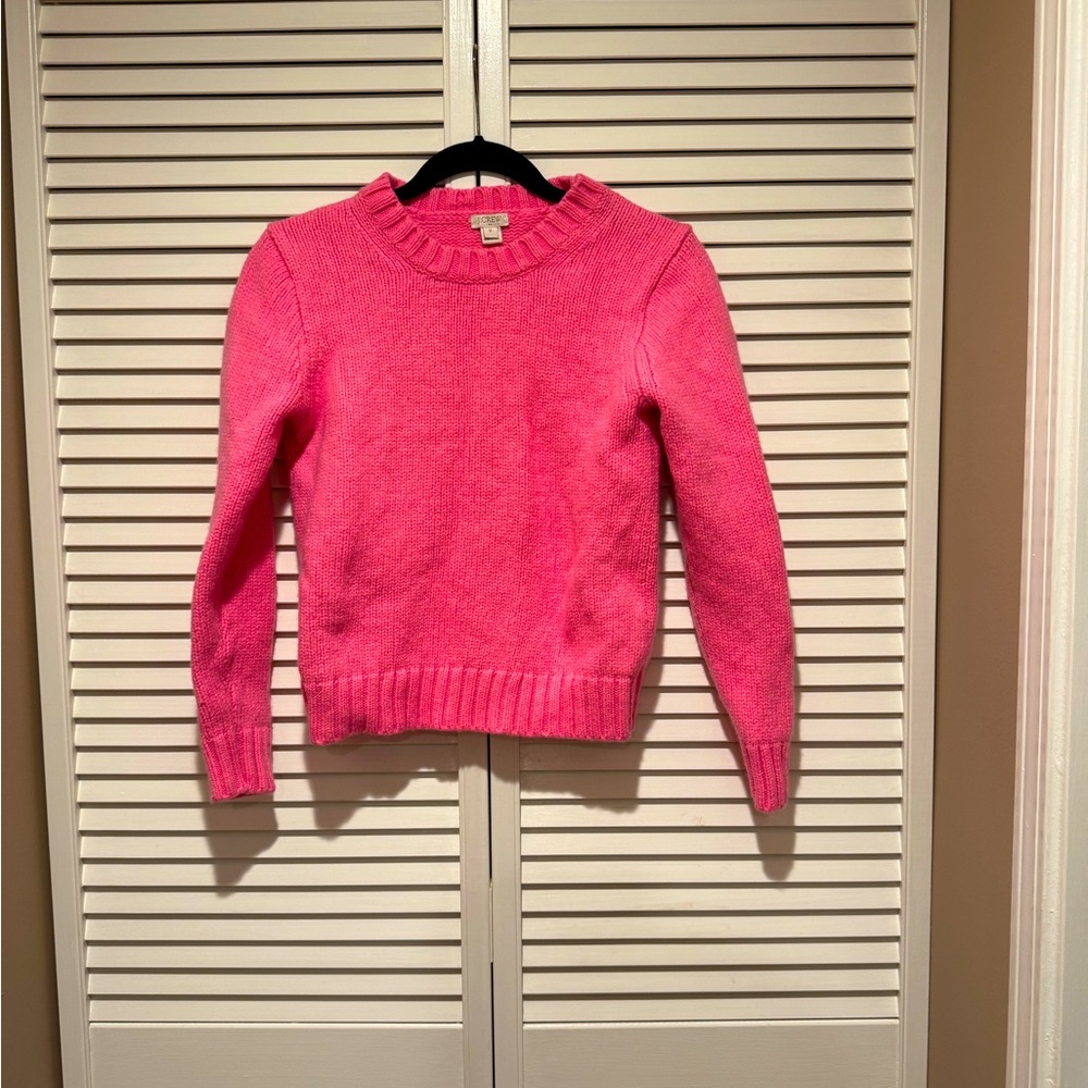 J. Crew Cozy Pink Sweater